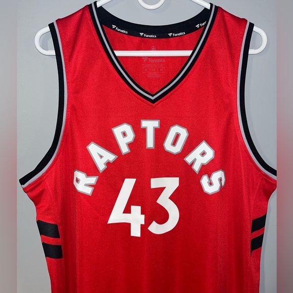 Pascal Siakam Men’s Medium Red Toronto Raptors NBA Basketball Jersey NBA CHAMPS - Picture 5 of 11